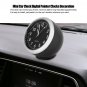 Vehicle Car Quartz Clock Digital Pointer Clocks Decoration with Night Light