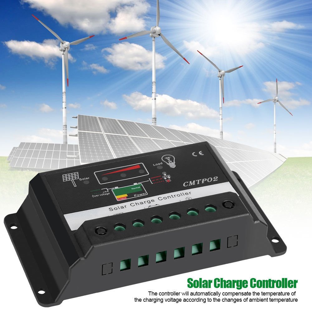 30A 12V/24V Safety Solar Panel Controller Regulator Charge Battery Protection