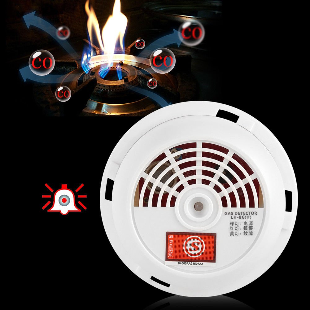 70db Gas Leak Alarm Warning Sensor Detector Home Security Tool Ceiling Mounted