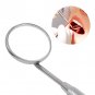 3pcs Stainless Steel Dental Set Mouth Mirror Probe Plier Tweezer Teeth Clean Kit