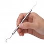 3pcs Stainless Steel Dental Set Mouth Mirror Probe Plier Tweezer Teeth Clean Kit