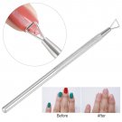 Triangle Head Nail Gel Polish Remover Pusher Cuticle Dead Skin Remover Nail Art
