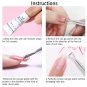 Triangle Head Nail Gel Polish Remover Pusher Cuticle Dead Skin Remover Nail Art