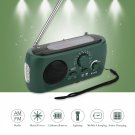 Camping Hiking Solar Powered LED Flashlight FM/AM/SW Radio Emergency Charger