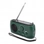 Camping Hiking Solar Powered LED Flashlight FM/AM/SW Radio Emergency Charger