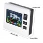 LCD Digital Alarm Clock Backlight Weather Humidity Temp Thermometer Hygrometer