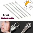 5pcs Stainless Blackhead Needles Comedone Acne Pimple Blemish Remover Extractor