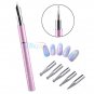 DIY Manicure Nail Art Tools Tips Gel Design Painting Pen + 5 Dotting Nibs Set