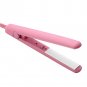 Mini Pink Ceramic Tourmaline Hair Straightener Iron Curler Hair Styling Tools