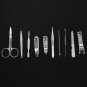 10pcs Stainless Steel Nail Clipper Set Manicure Pedicure Tools Personal Care Kit