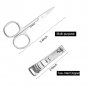 10pcs Stainless Steel Nail Clipper Set Manicure Pedicure Tools Personal Care Kit