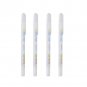 4pcs 0.8mm White Ink Photo Album Gel Pen Drawing Painting Office Writing Kid coi