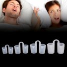 4X Silicone Anti Snore Nasal Dilators Apnea Aid Device Stop Snoring Nose Clip EH
