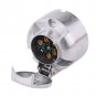 12V 7 Pin Trailer Plug Socket Wiring Connector Adapter for Caravan Towbar Silver