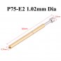 100pcs P75-E2 Dia 1.02mm Spring Test Probe Cone Head Pogo Pin 3A Tools for PCB