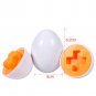 6pairs 5cm Baby Kids Simulation Eggs Puzzle Learning Development Educational Toy
