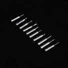 10pcs 900M-T Soldering Iron Solder Tips Welding Head Lead Free 200-480℃ Silver