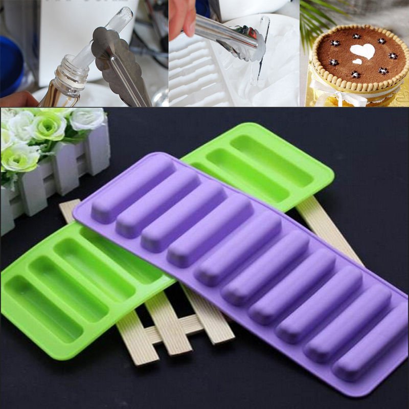 New DIY Cylinder Ice Cube Tray Freeze Mould Kids Dessert Chocolate Mold Maker