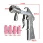 Aluminum Sandblaster Air Siphon Sand Blasting Feed Gun Ceramic Nozzle Abrasive