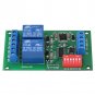 12V RTU & AT Command 2 CH RS485 Relay PLC Controller UART Serial Port Switch coi