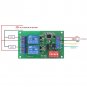 12V RTU & AT Command 2 CH RS485 Relay PLC Controller UART Serial Port Switch coi