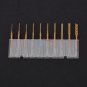 10pc 1/8" 0.8-3.175mm PCB Drill Bit Engraving Cutter Rotary CNC Bit End Mill coi