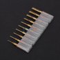 10pc 1/8" 0.8-3.175mm PCB Drill Bit Engraving Cutter Rotary CNC Bit End Mill coi