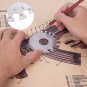 Metal Round SWG Wire Thickness Measurer Tester Ruler Gauge Diameter Tool New coi
