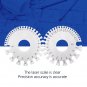 Metal Round SWG Wire Thickness Measurer Tester Ruler Gauge Diameter Tool New coi