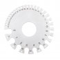 Metal Round SWG Wire Thickness Measurer Tester Ruler Gauge Diameter Tool New coi