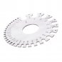 Metal Round SWG Wire Thickness Measurer Tester Ruler Gauge Diameter Tool New coi