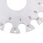 Metal Round SWG Wire Thickness Measurer Tester Ruler Gauge Diameter Tool New coi