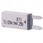 14V DC Reset Mini Circuit Breaker Blade Fuses for Car Truck Boat RV 25A White