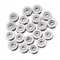 20pc V623ZZ Deep V Groove Guide Pulley Sealed Rail Track Ball Bearing 3x12x4mm