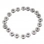 20pc V623ZZ Deep V Groove Guide Pulley Sealed Rail Track Ball Bearing 3x12x4mm