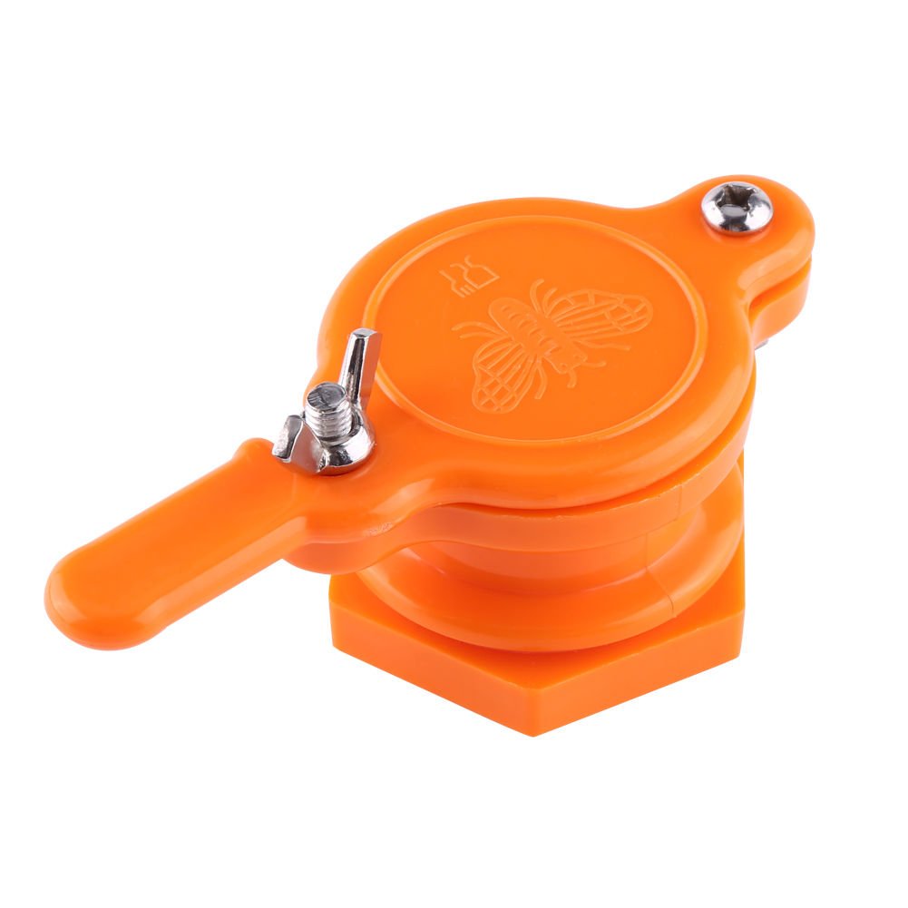 Orange Honey Gate Valve Tool Honey Tap Extractor Beekeeping Bottling Equipment