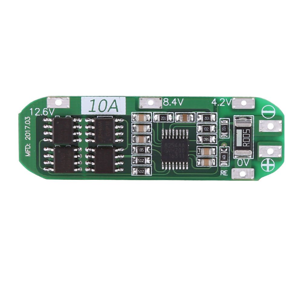 3S 10A 11.1V 12V 12.6V Li-ion Lithium 18650 Battery Protection BMS PCB Board eml