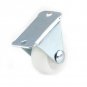 4Pcs Practical White PP 25mm Diameter Furniture Replacement Rigid Caster Wheel