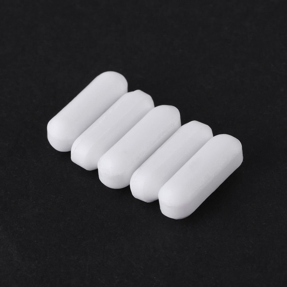 5pcs Magnetic Stirrer Bar Stir Mixer Bars PTFE Lab Spin Spinner Cylinder C5x15mm