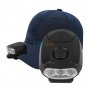 3 LED Clip On  Head Lamp  Hat Light Torch For Outdoor Fishing Hunting Camping