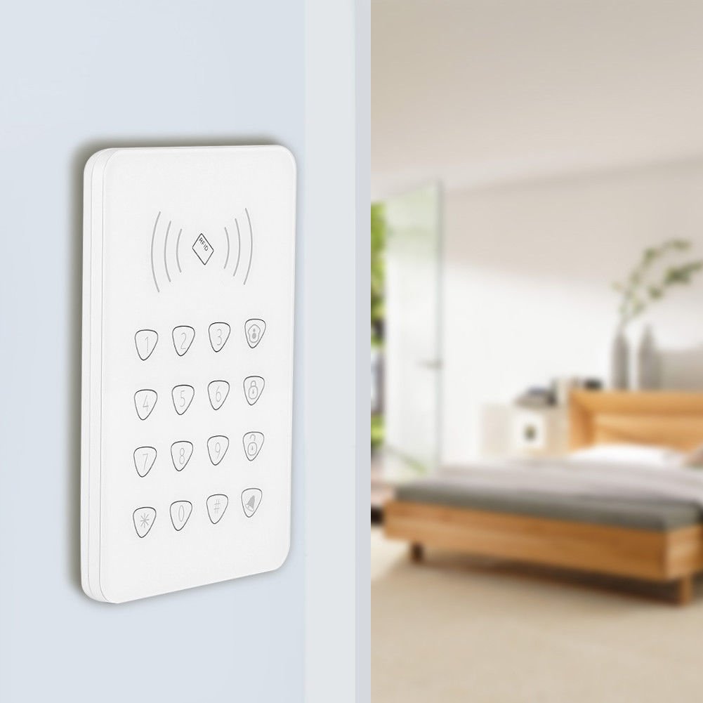 Mini Wireless Touch Keyboard RFID For Home Burglar Security Alarm System 433MHz