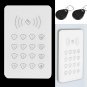 Mini Wireless Touch Keyboard RFID For Home Burglar Security Alarm System 433MHz