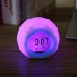 Portable Wake Up Light Alarm Clock Digital Display Date for Adults Kids Teens