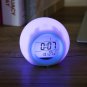 Portable Wake Up Light Alarm Clock Digital Display Date for Adults Kids Teens