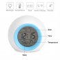 Portable Wake Up Light Alarm Clock Digital Display Date for Adults Kids Teens