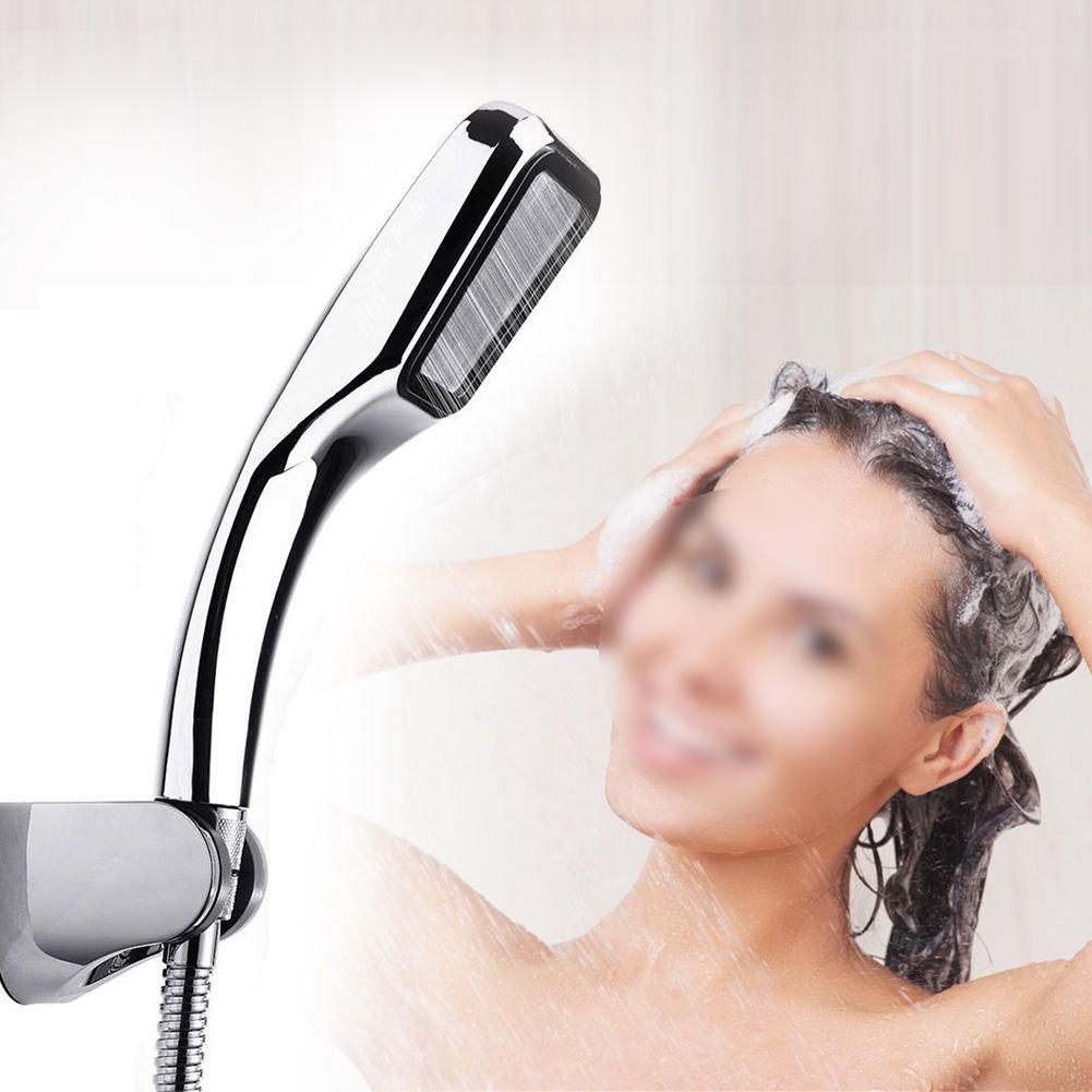 ABS Showers Head Handheld Water Saving Bath Nozzle Sprinkler Sprayer Filter