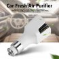 2 USB Mini Auto Car Fresh Air Ionic Purifier Oxygen Bar Ozone Ionizer Cleaner