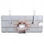 Bathroom Pole Shelf Shower Storage Caddy Rack Organiser Tray Holder+2 Hooks