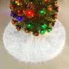 75cm Christmas Tree Plush Skirt Base Floor Mat Cover Xmas Party Ornament