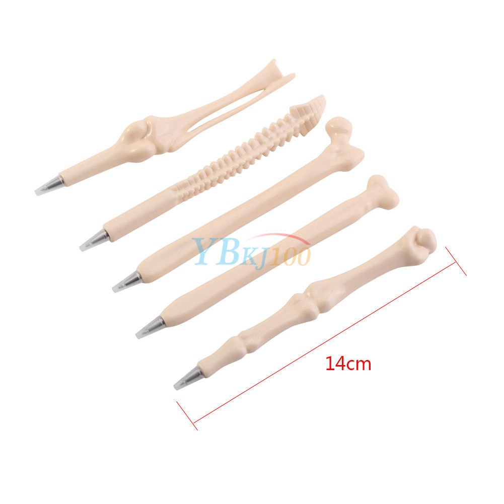5pcs Novelty Ball point Creative Pen Bone Nurse Doctor Student Stationery Gift